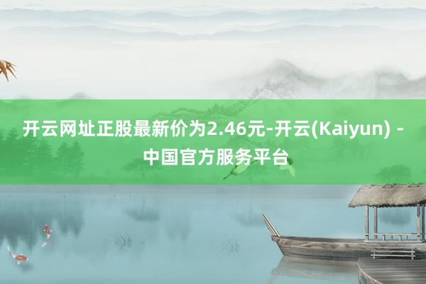 开云网址正股最新价为2.46元-开云(Kaiyun) - 中国官方服务平台